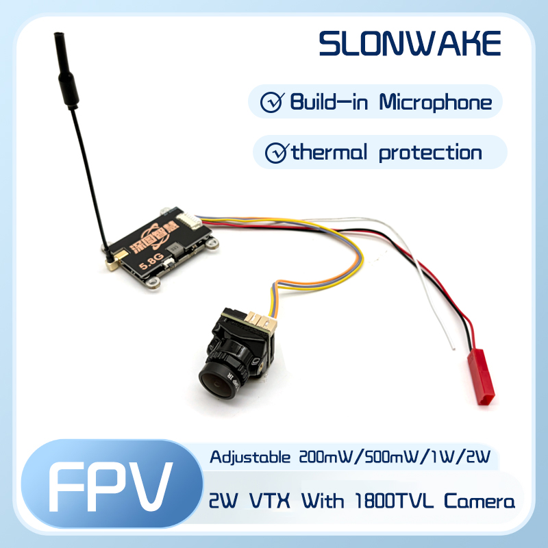 Drone Frame - Transmissor VTX SLONWAKE 5.8G 56CH 2W