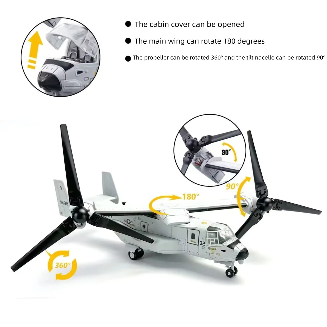 Modelo de helicóptero V-22 Osp - Jjrc Drone X12 avaliação e preço