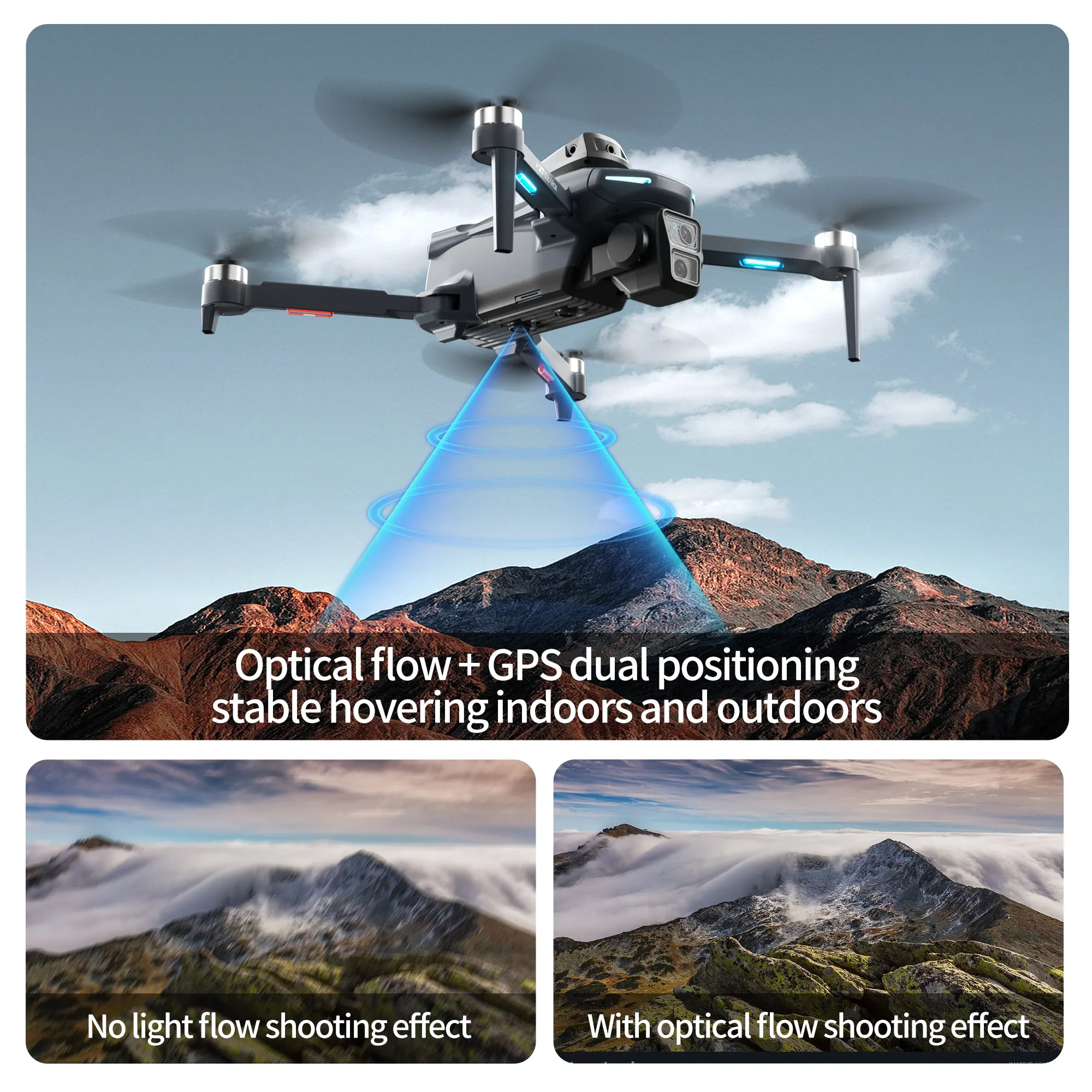 Drone XT606 MAX GPS 4K Profiss - Drone Gps Mount avaliação e preço